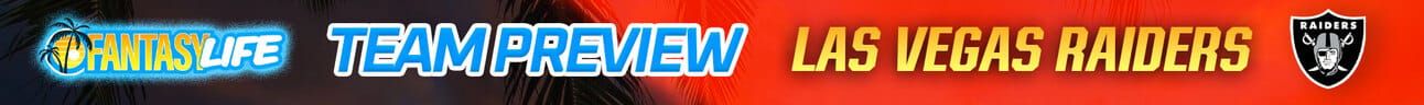 Fantasy Life Team Preview Las Vegas Raiders