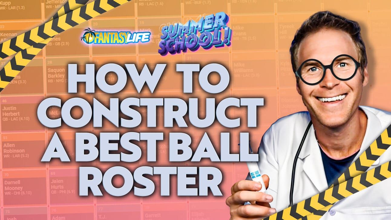 How to construct a best ball roster