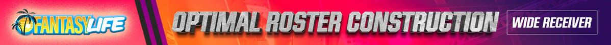 Optimal Roster Construction WR