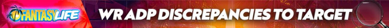 wr adp discrepencies header