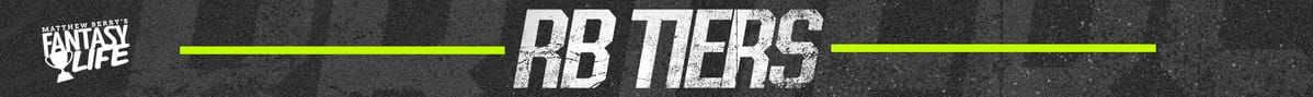 fantasy football rb tiers
