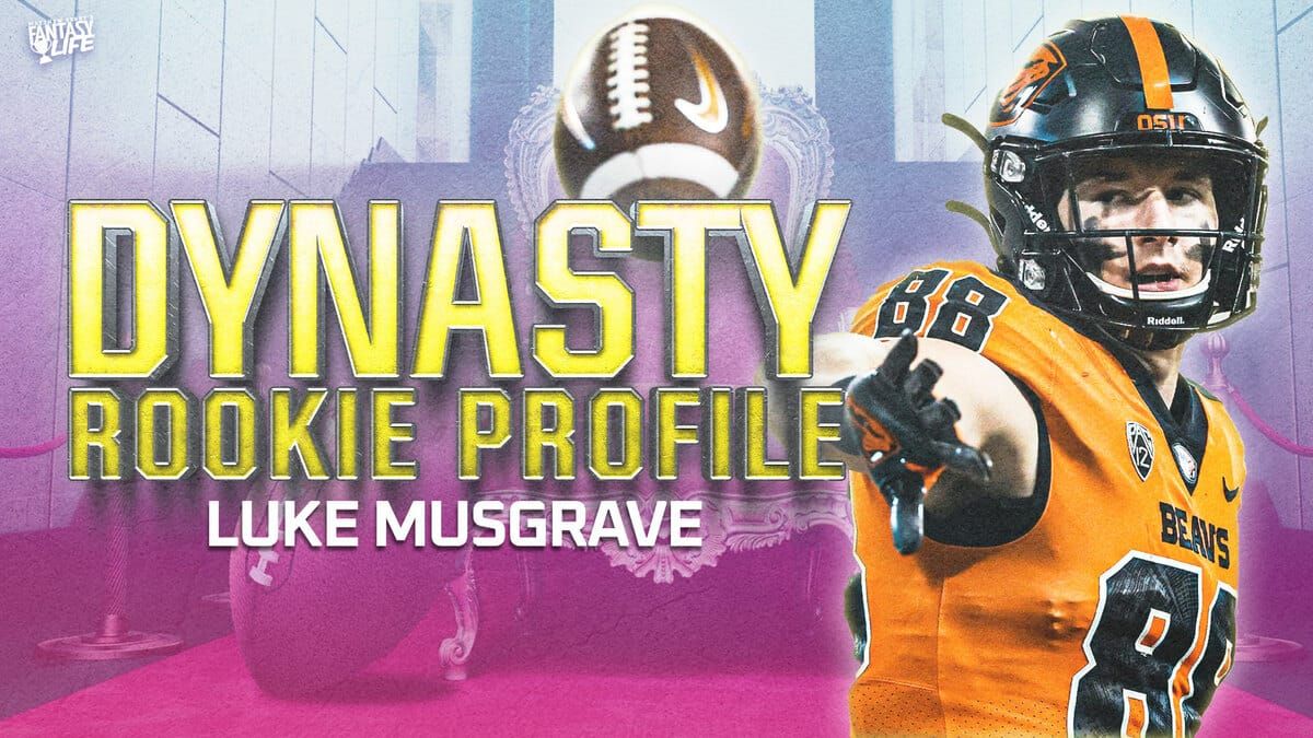 Dynasty rookie profile Luke Musgrave