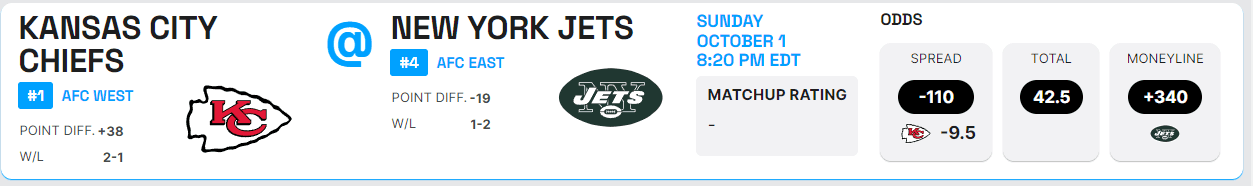KC vs NYJ