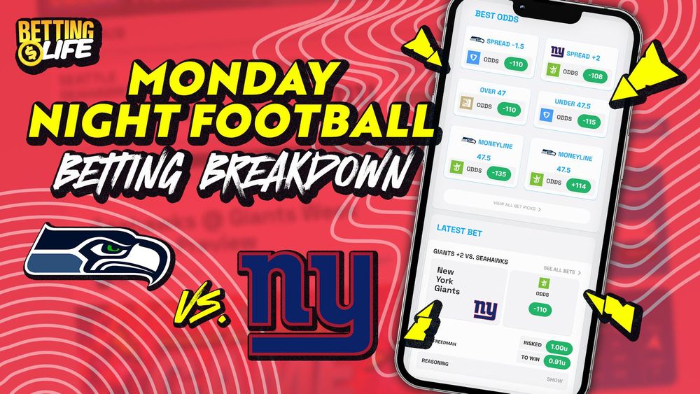 Week 4 Monday Night Football Betting Breakdown. Best Bets For Seahawks @ Giants.
