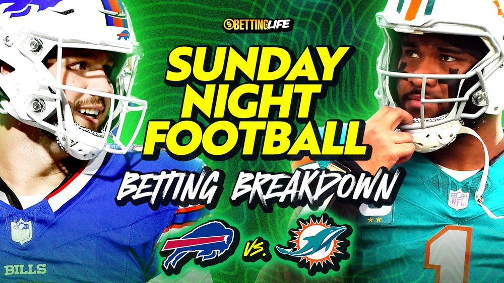 Week 18 Sunday Night Football Betting Breakdown. Best Bets for Bills @ Dolphins