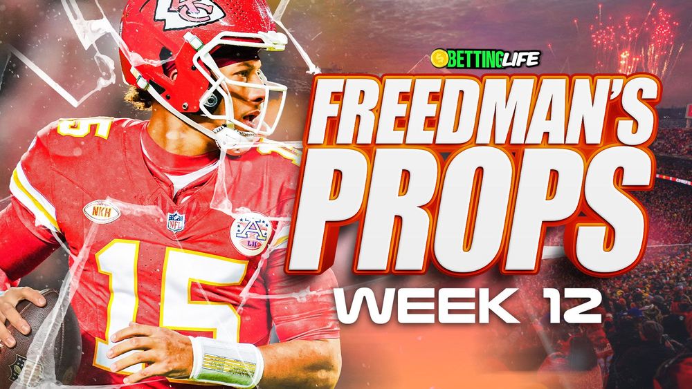 Freedman's Props. Best Player Prop Bets for NFL Week 12.