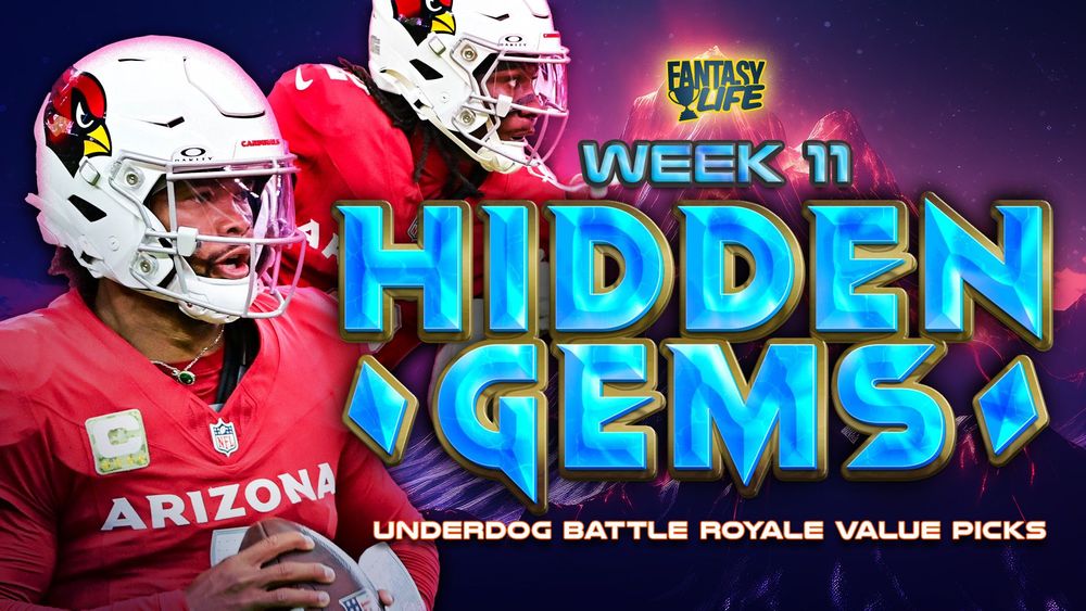 Hidden Gems. Week 11 Underdog Battle Royale Value Picks.