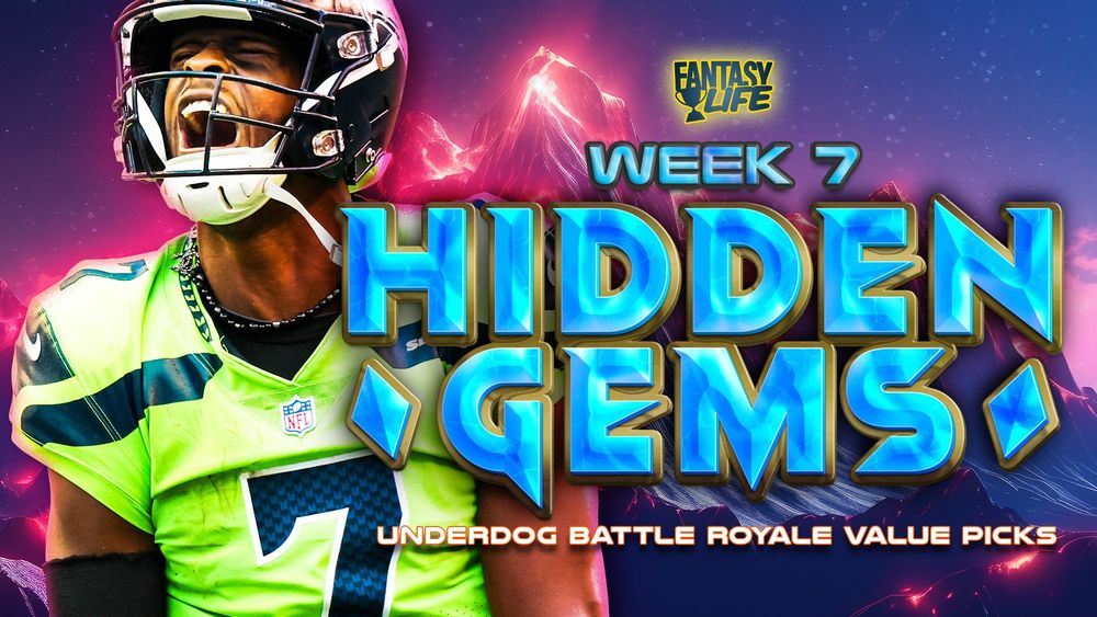 Hidden Gems. Week 7 Underdog Battle Royale Value Picks.
