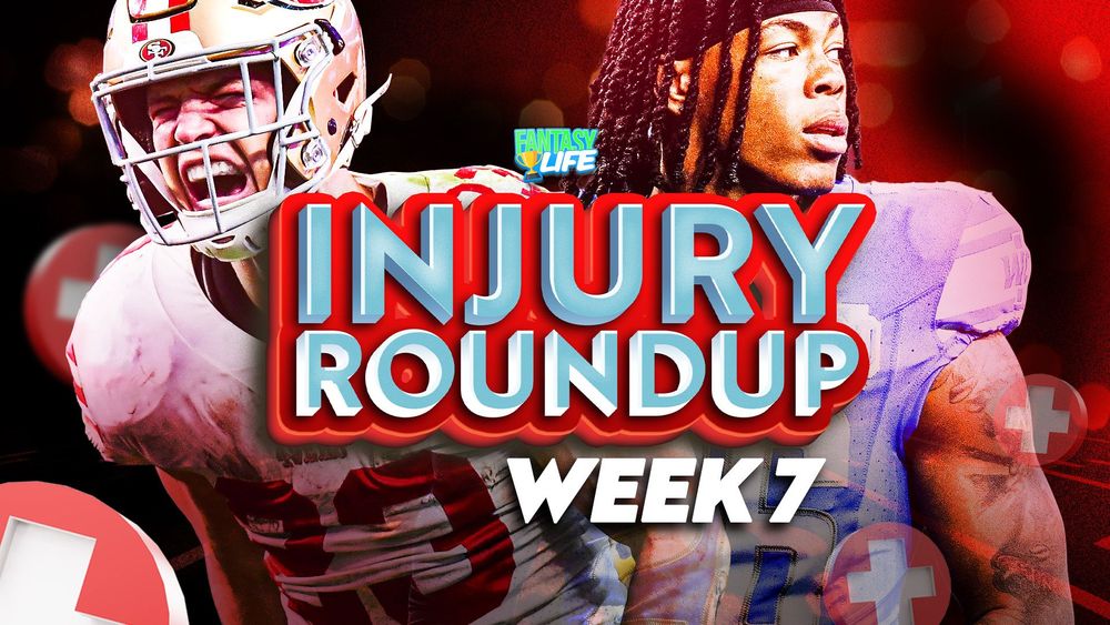 Week 7 Injury Roundup. Updates on Key Fantasy Football Injuries.