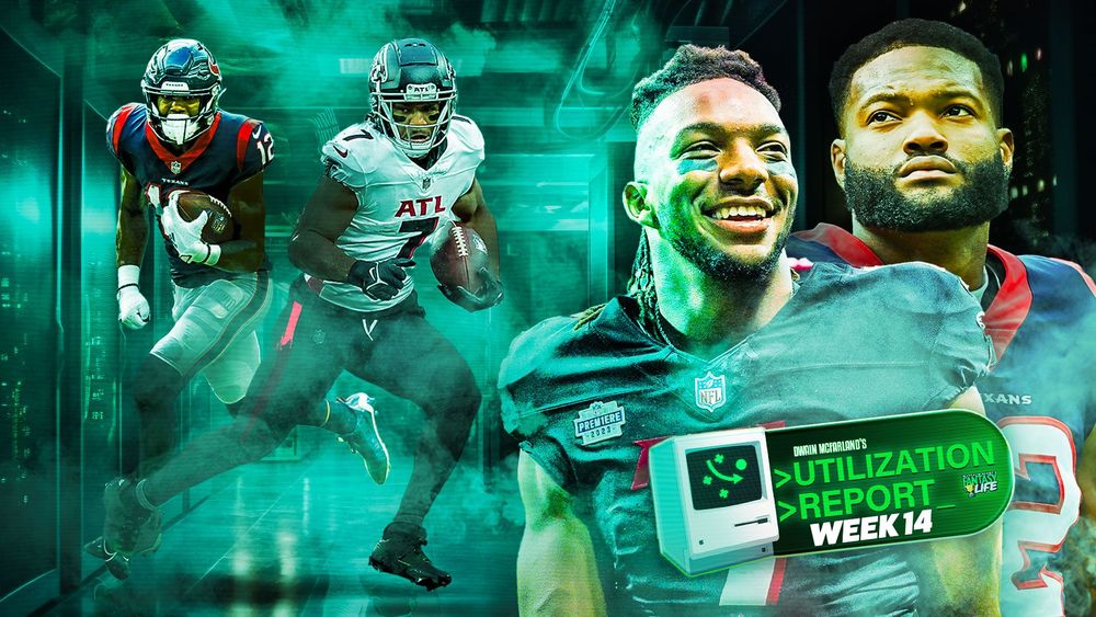 The Utilization Report. Everything You Need For Fantasy Football In Week 14.