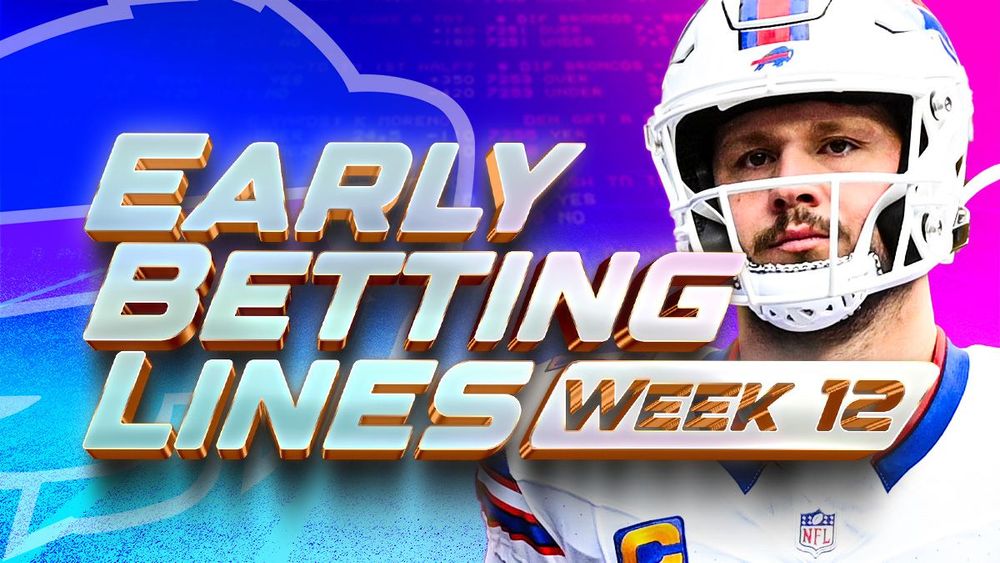 NFL Week 12 Early Betting Lines. Identifying Market Adjustments.