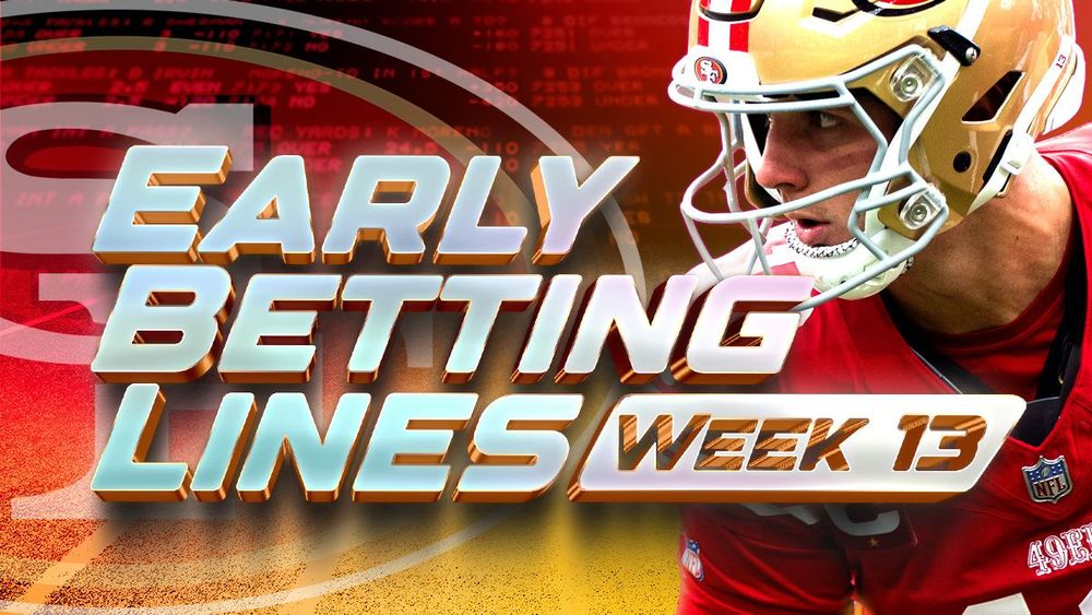 NFL Week 13 Early Betting Lines. Identifying Market Adjustments.