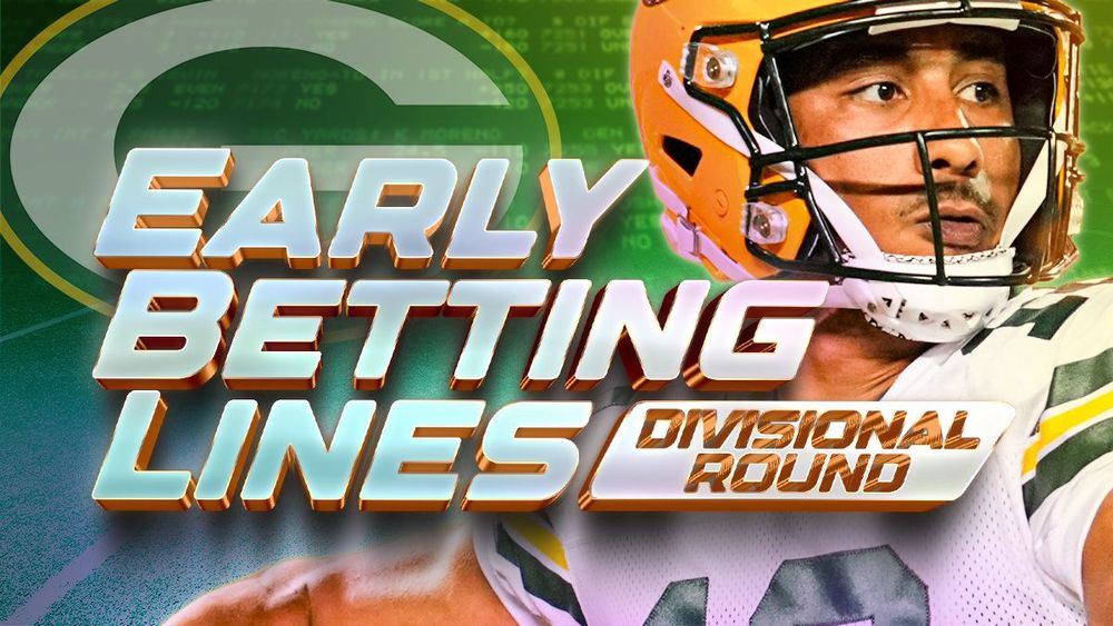 NFL Divisional Round Early Betting Lines. Identifying Market Adjustments.