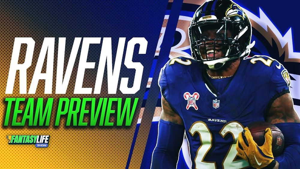 Ravens 2025 Fantasy Team Preview (Derrick Henry in the 1st Round?)