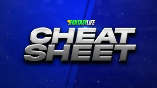 Fantasy Football Cheat Sheet - Printable Cheat Sheets For Your Draft