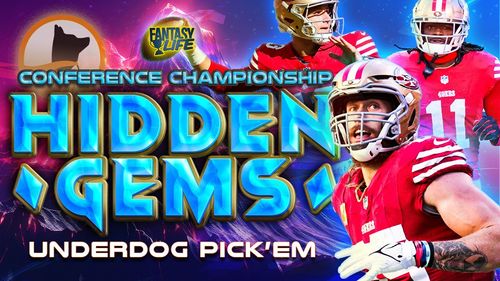 Hidden Gems. Underdog Pick'em Plays for Lions @ 49ers.