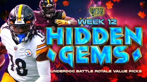Hidden Gems. Week 12 Underdog Battle Royale Value Picks.