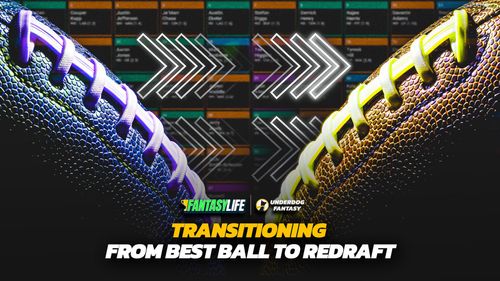 Shifting from Best Ball to Redraft Fantasy Football: Lessons for your home leagues