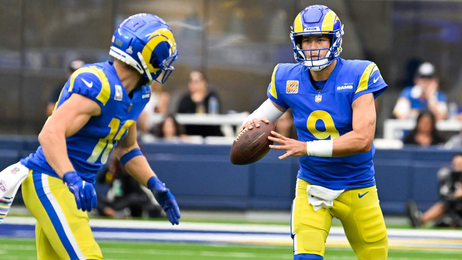 Cooper Kupp and Matthew Stafford