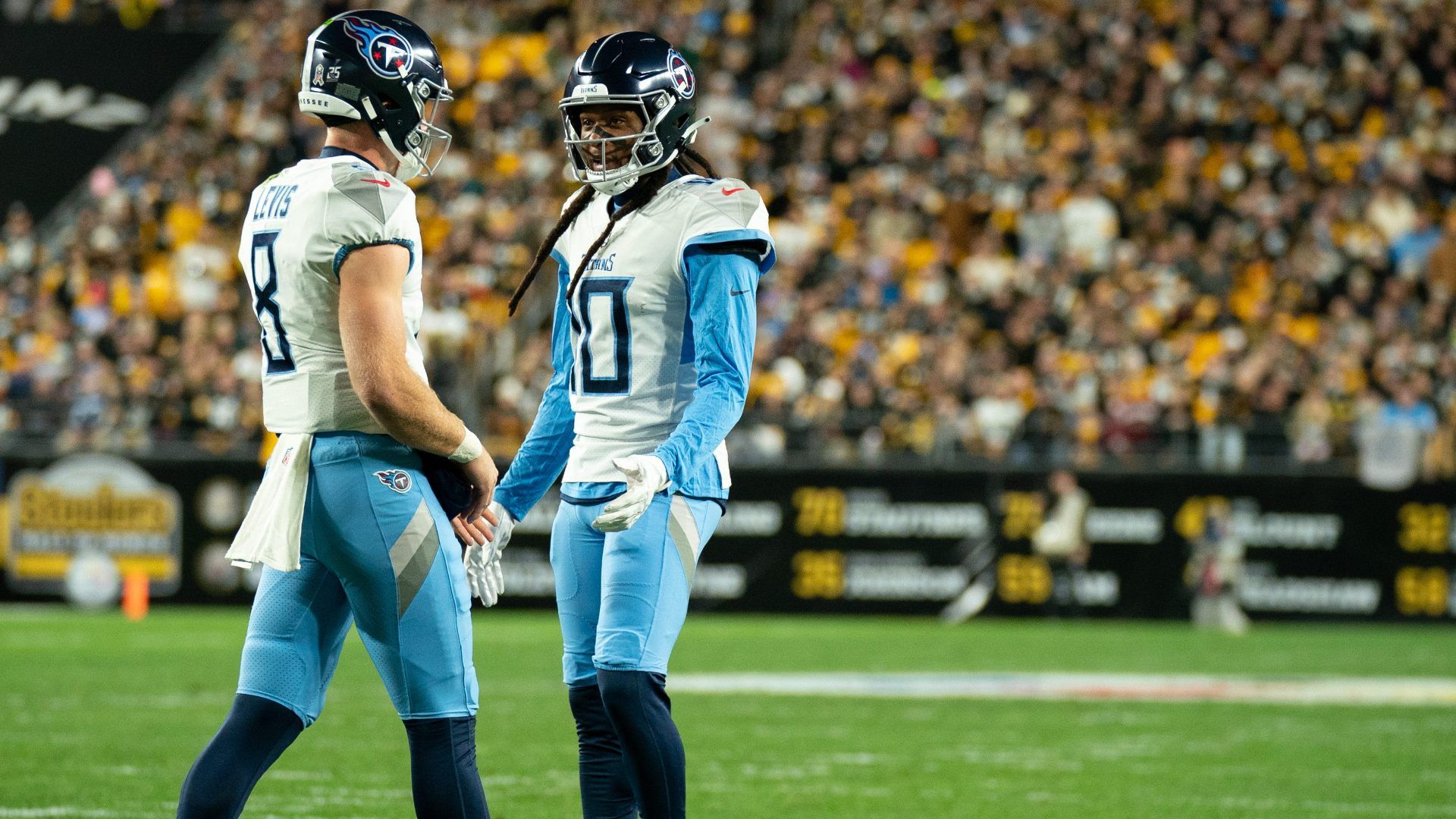 Will Levis and DeAndre Hopkins