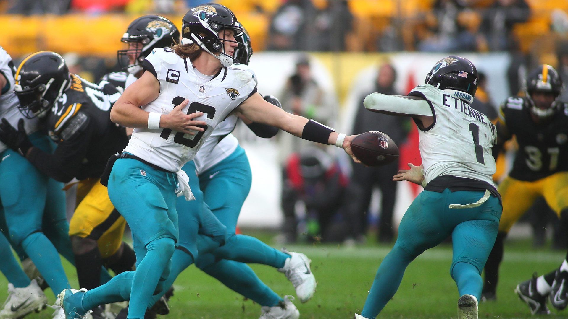 Trevor Lawrence and Travis Etienne