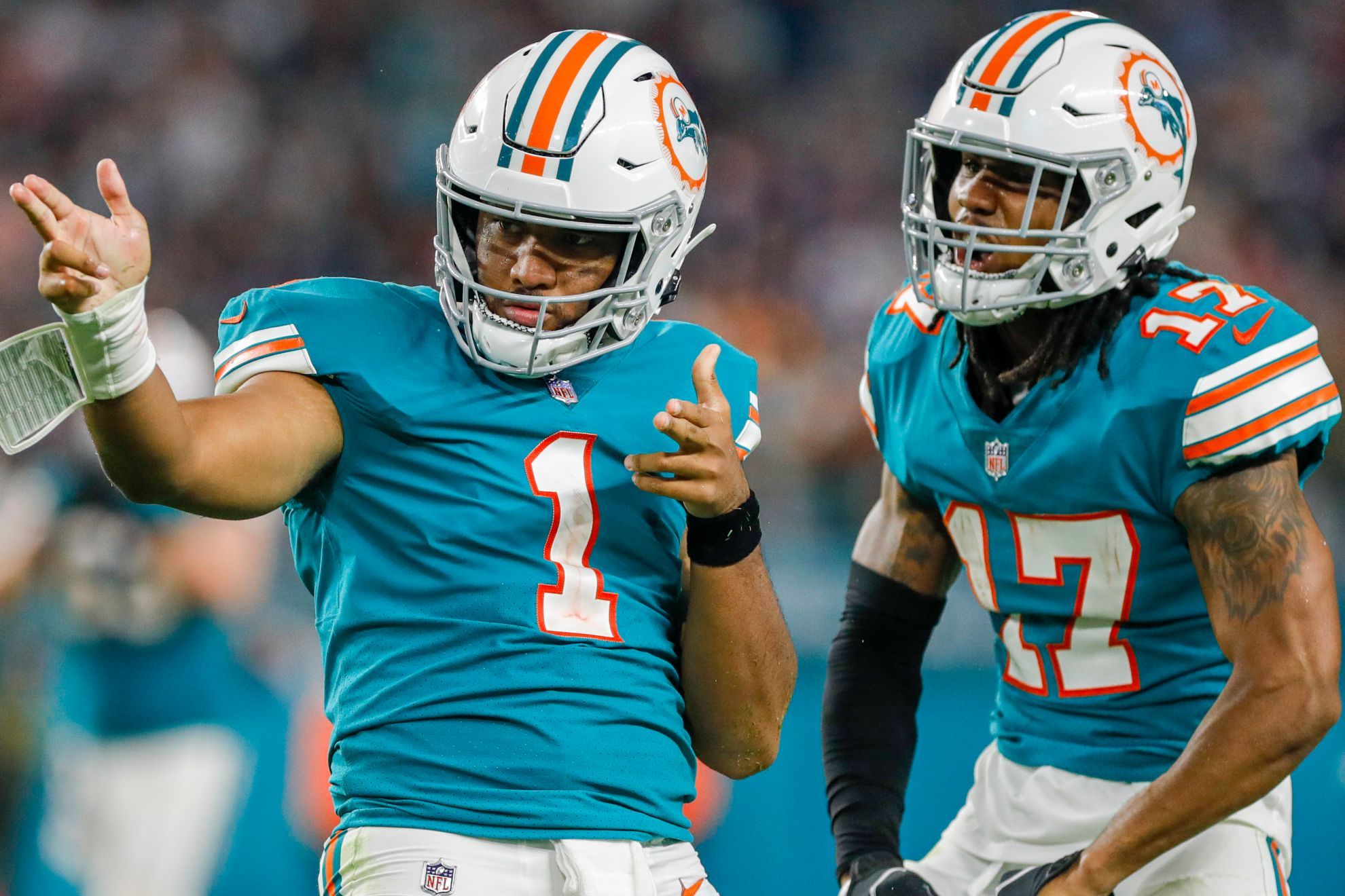 Tua Tagovailoa, Jaylen Waddle