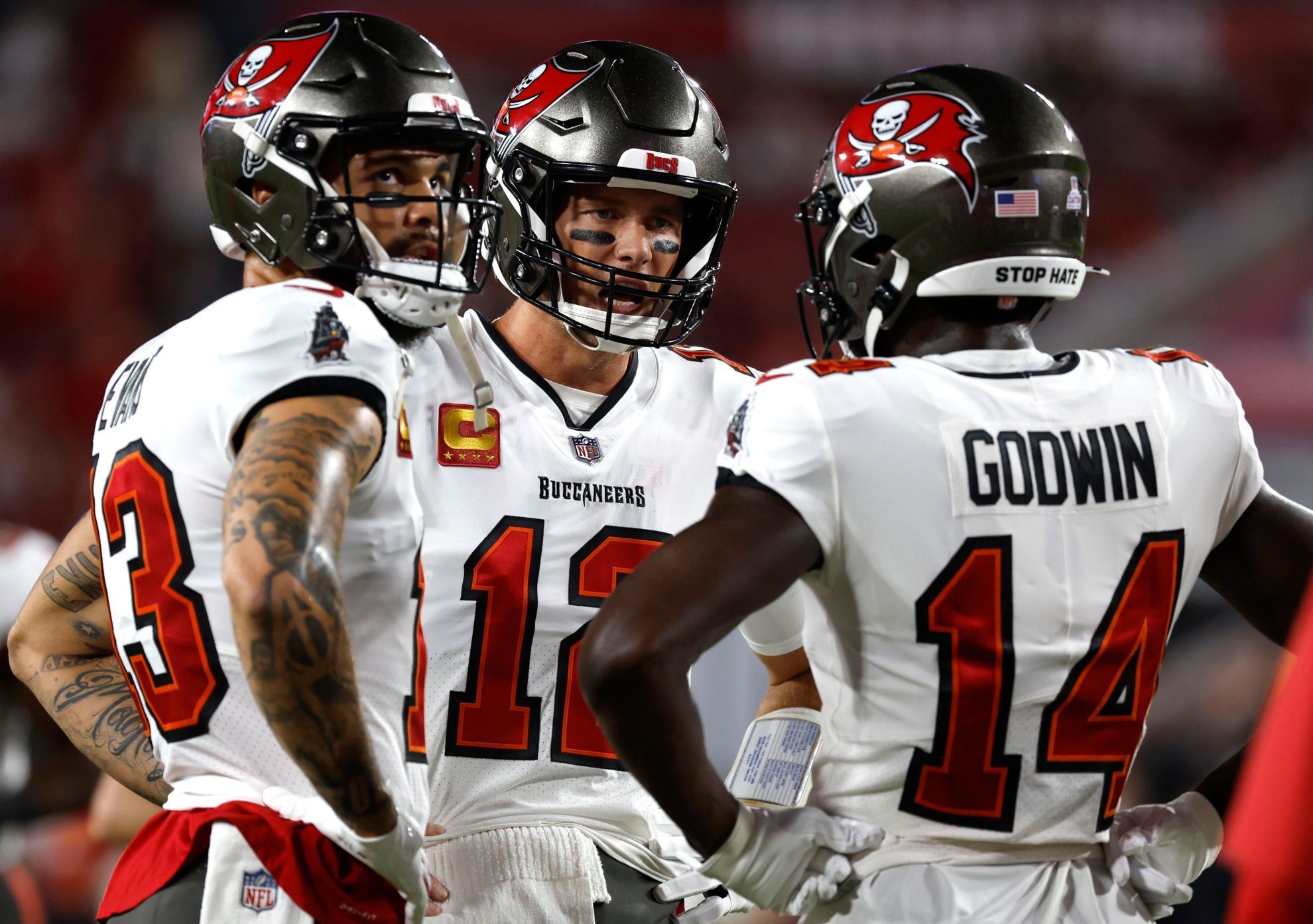 Tom Brady, Chris Godwin, Mike Evans