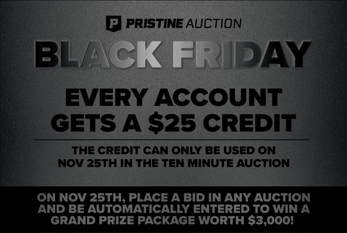 Pristine Black Friday